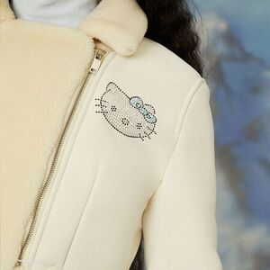 Cream Jacket with Hello Kitty Design